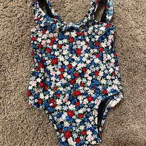 Floral infant swimsuit!